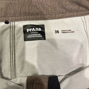 Prana Men's Tan and Brown Chinos